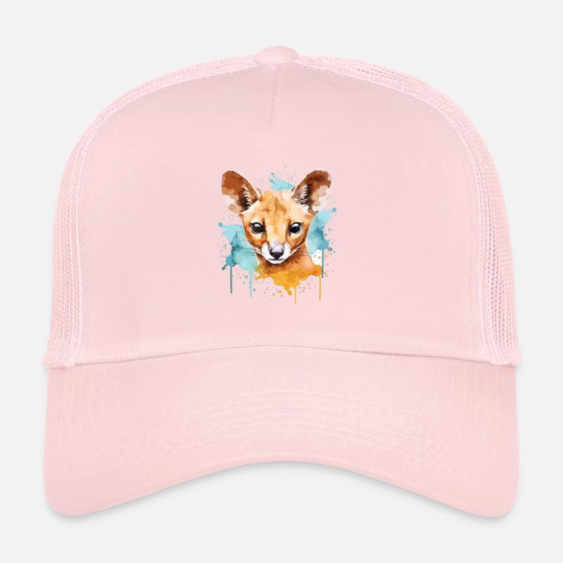 Colorful fossa - cute artwork for Trucker Cap