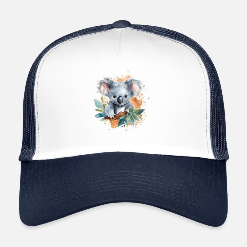 Adorable aquarelle koala art Casquette trucker 