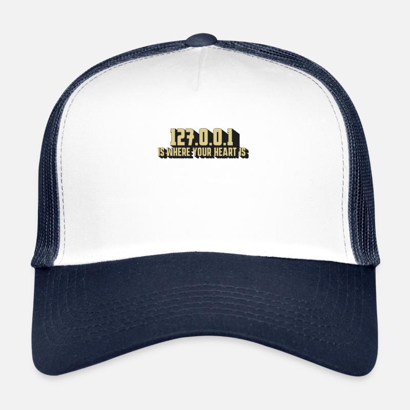 127.0.0.1 – L’âme du codage Casquette trucker 