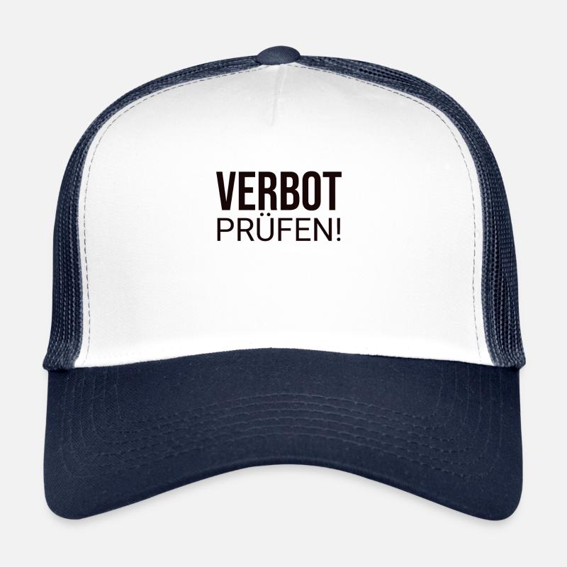 Vérifier l’interdiction Casquette trucker 