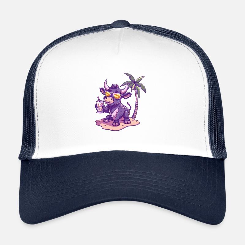 Palmier d’été de l’île du Taurus Casquette trucker 