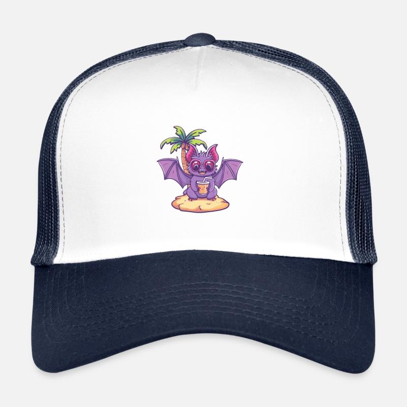 Vacances d’été des chauves-souris Casquette trucker 