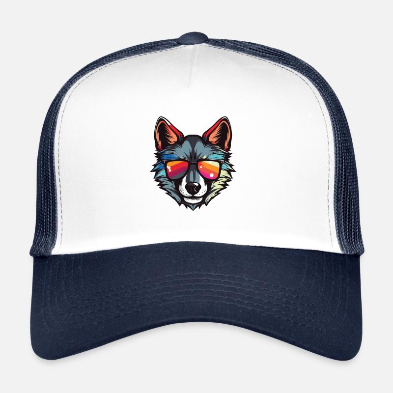 Wolf Kopf Cool Trucker Cap