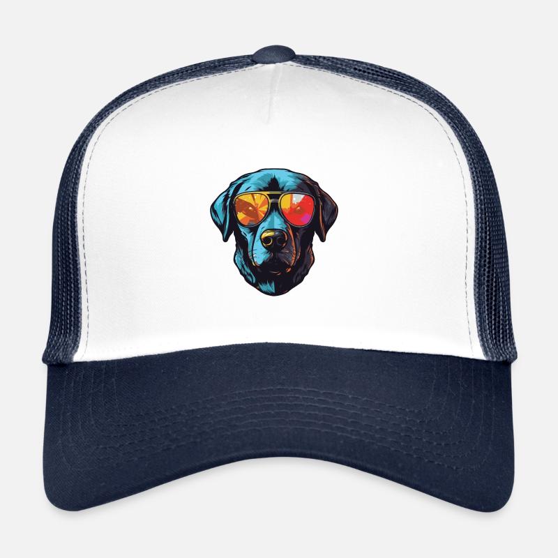 Labrador Hund Kopf Cool Trucker Cap
