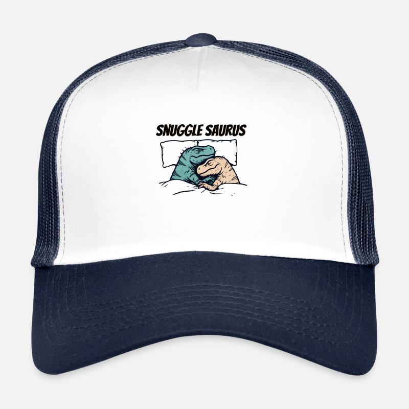 Drôle de dinosaure endormi câlin Saurus Casquette trucker 