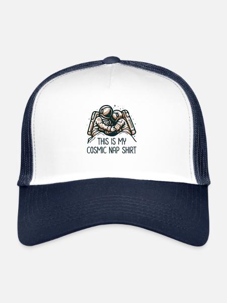 Astronaut Humor That's My Cosmic - Trucker Cap - white/navy - Front