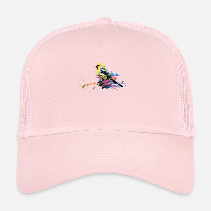 Amerikanischer Stieglitz Buntes Design Trucker Cap