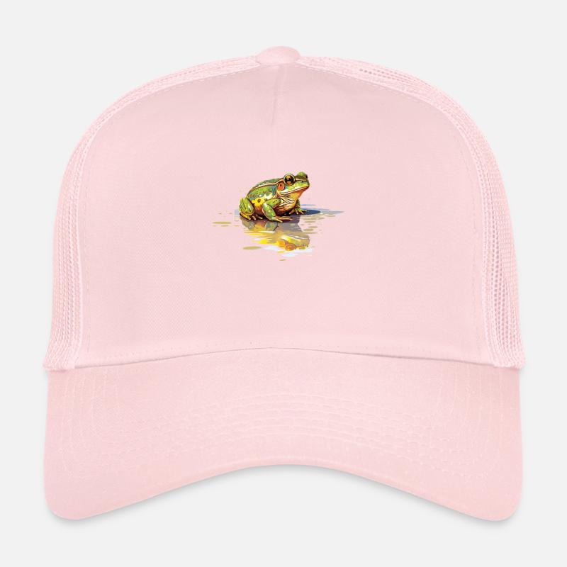 Crapaud vivant artistique Casquette trucker 