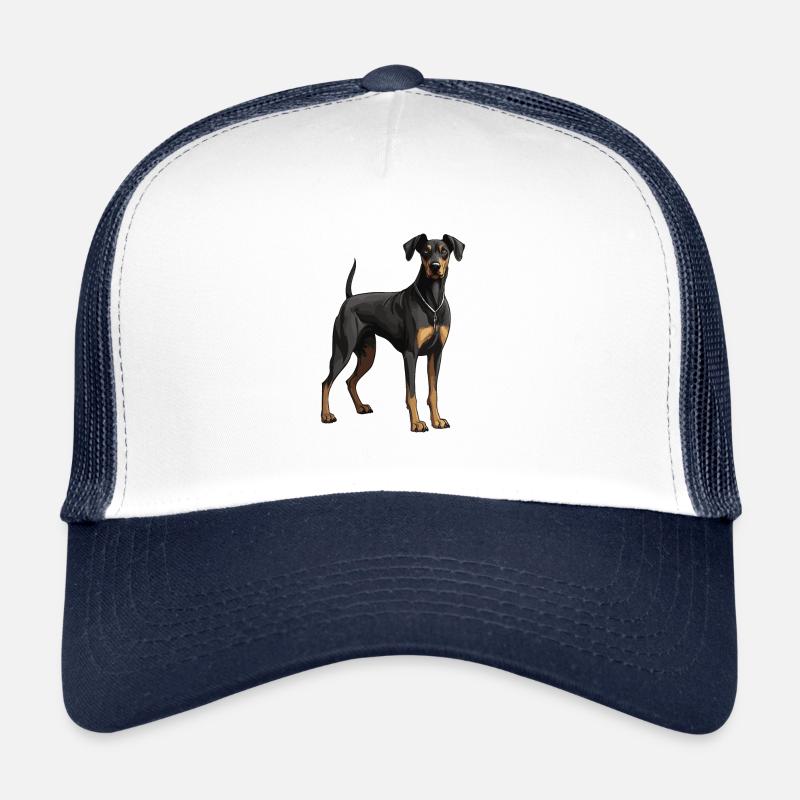 Chien Doberman Casquette trucker 