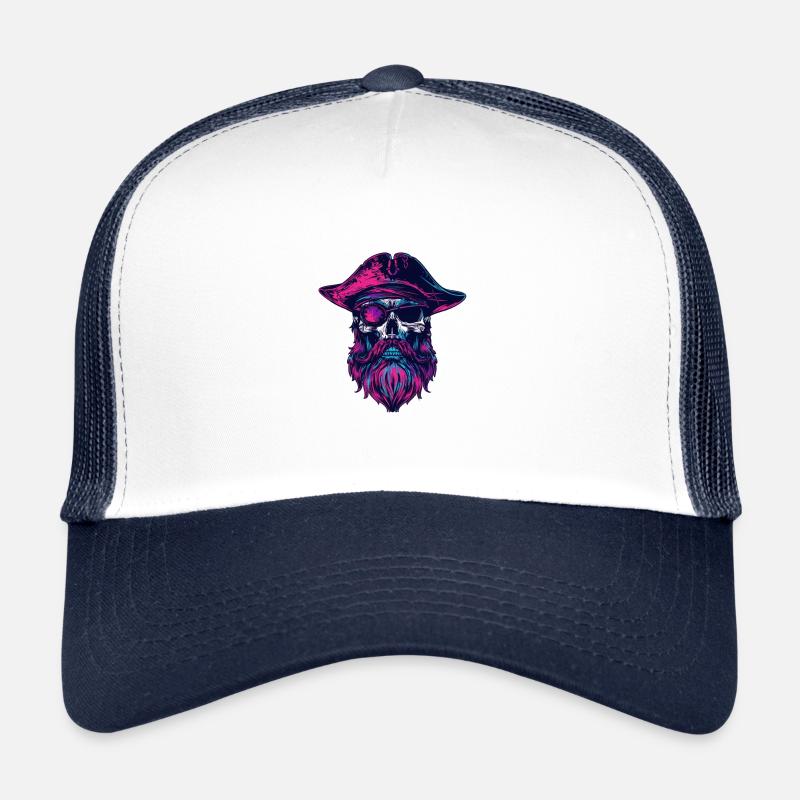 Capitaine squelette pirate Casquette trucker 