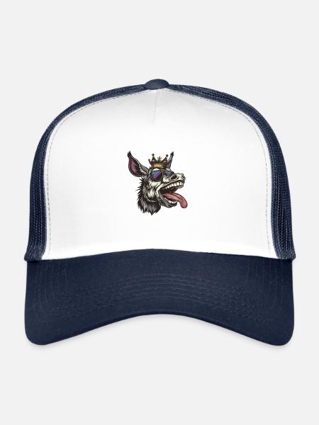 Donkey Comic Funny Party - Trucker Cap - white/navy - Front