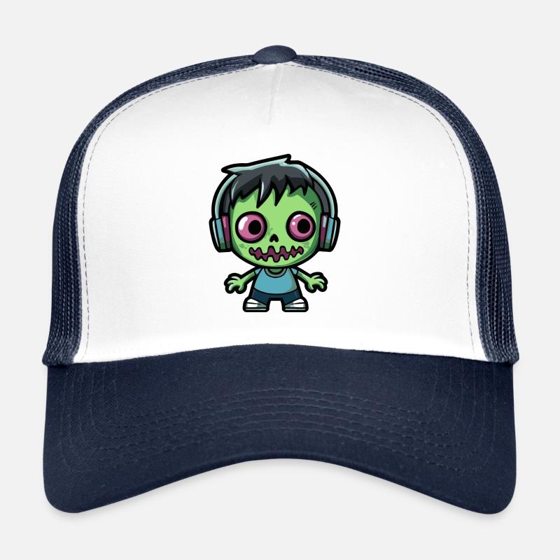 Zombie Halloween Bande Dessinée Kawaii Casquette trucker 
