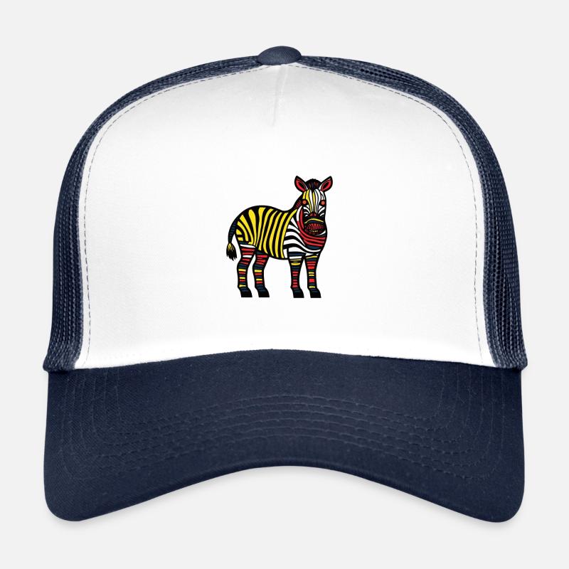 Zebra Halloween Animal Trucker Cap