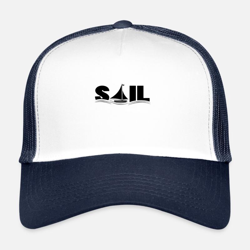 Segeln Boot Segelschiff Motorboot Trucker Cap