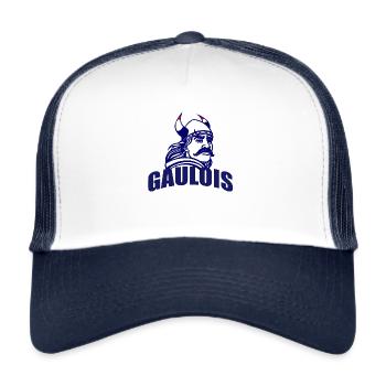 Gaulois - Casquette trucker  - blanc/marine - Devant