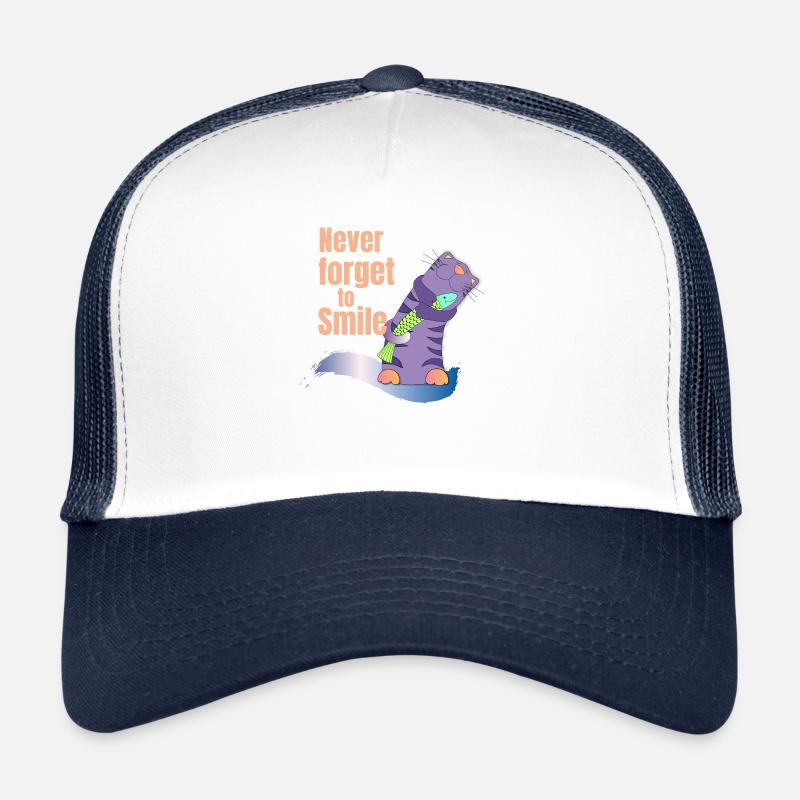 chat disant rire ironie optimisme bonheur lol Casquette trucker 