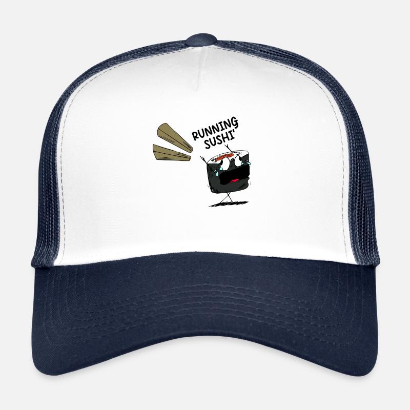 Funny Saying Running Sushi Trucker Cap