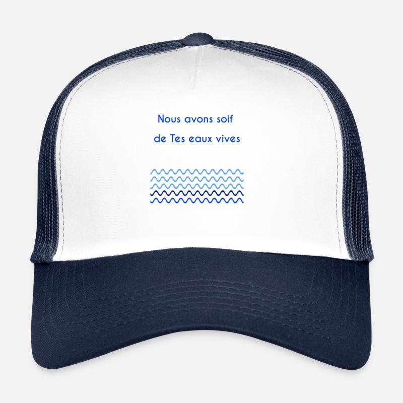 Eaux vives version 1 Casquette trucker 