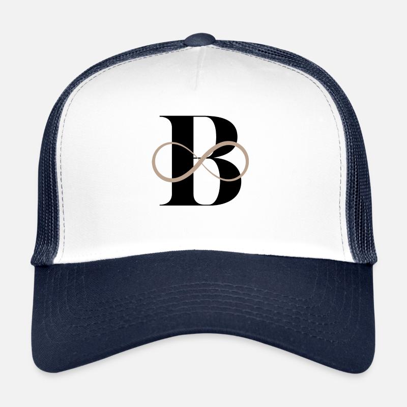 Lettre b infinie Casquette trucker 