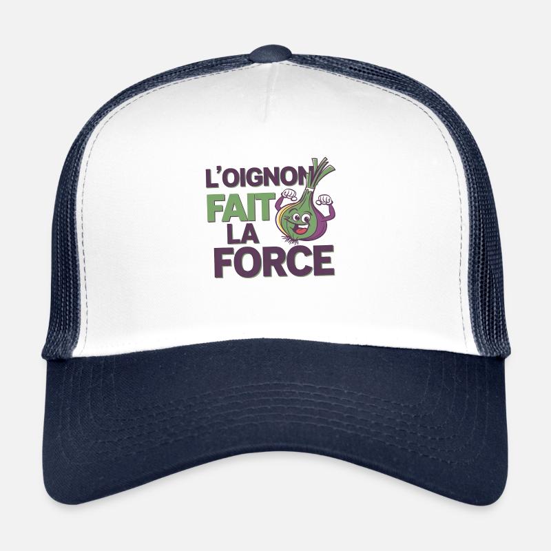 Force et Oignon - Design Fun Casquette trucker 