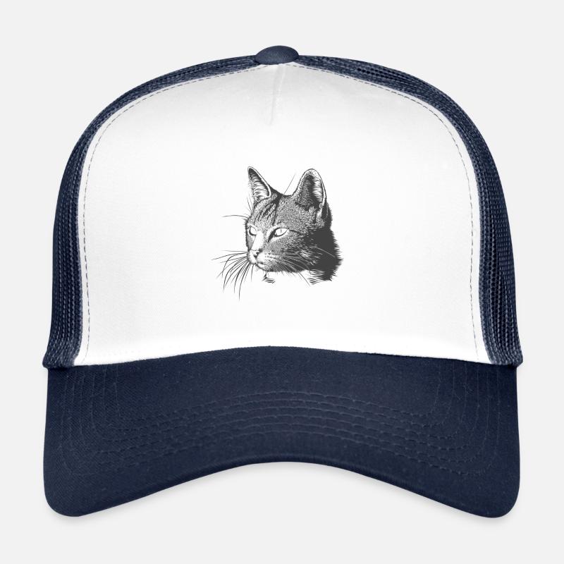 Cat - Drawing Trucker Cap
