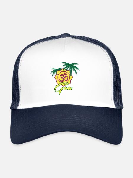 Goa - Trucker Cap - Weiß/Navy - Vorne