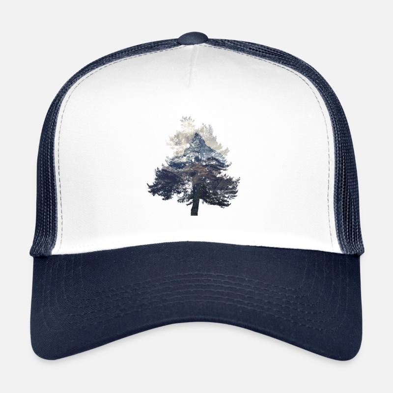 matterhorn - Trucker Cap - Weiß/Navy