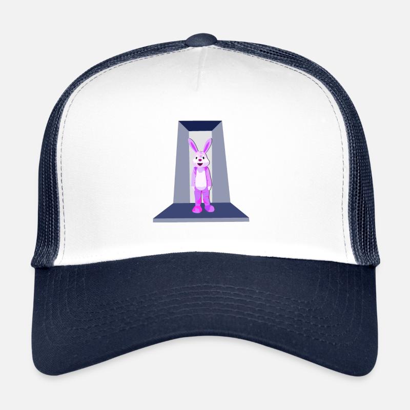 Lapin rose Casquette trucker 