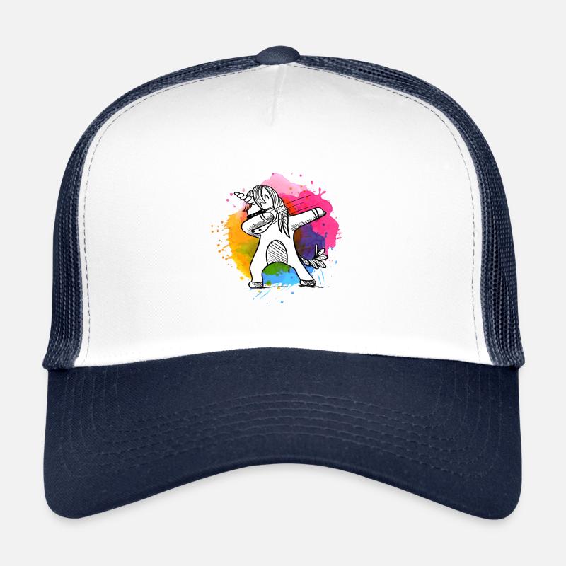 Tamponner licorne, licorne, licornes avec des couleurs Casquette trucker 