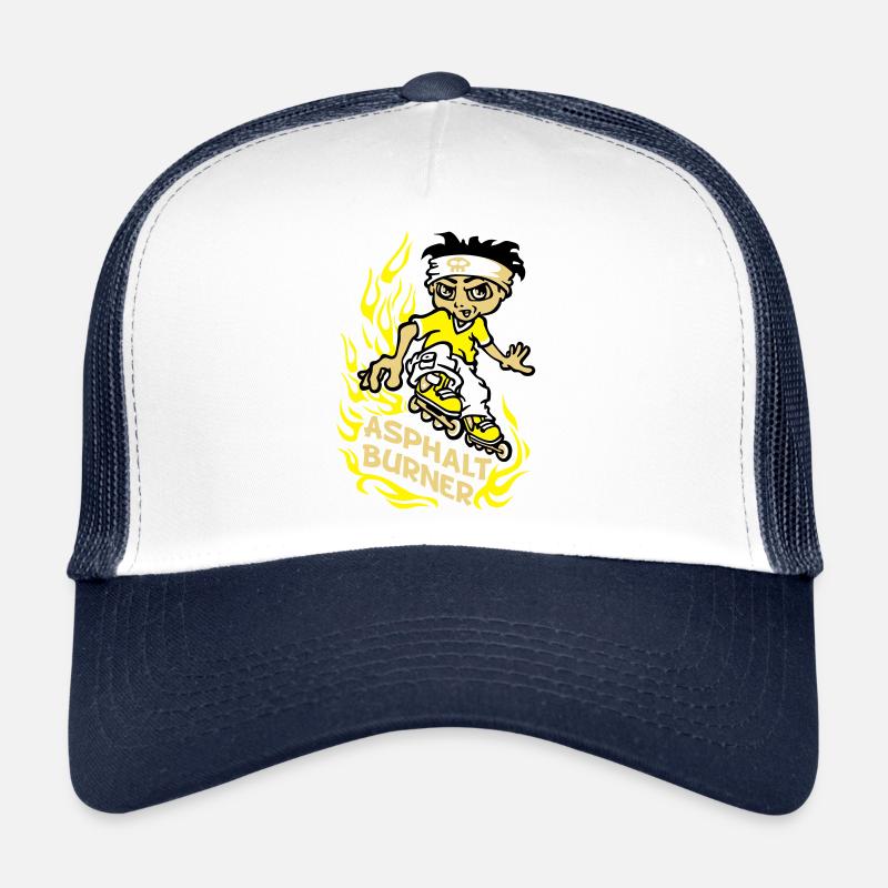 Asphalt burner flex Trucker Cap