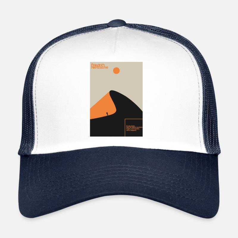 Friedrich Nietzsche Philosopher Author Famous Trucker Cap