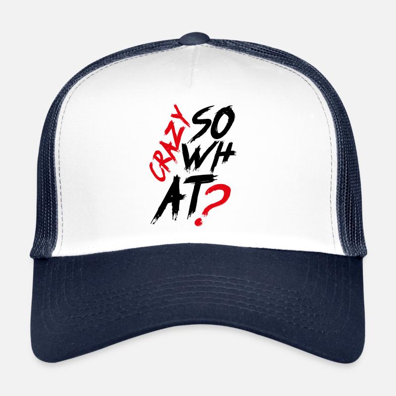Crazy So What K-Pop Coréen de la musique Idée Casquette trucker 