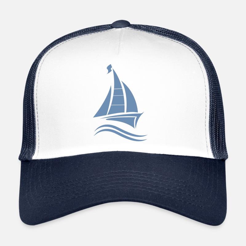 Permis de voile voilier Casquette trucker 