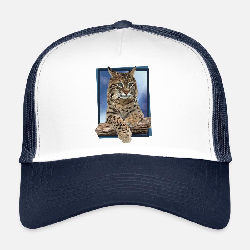 Luchs - Trucker Cap - Weiß/Navy