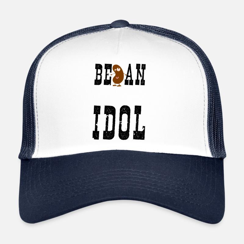 Be an idol - Trucker Cap - white/navy