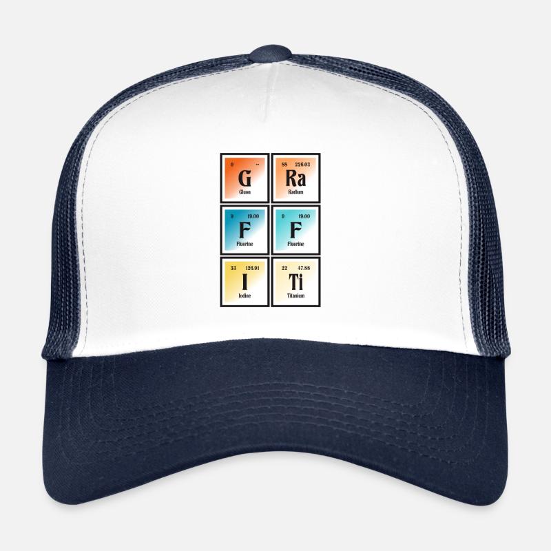 Graffiti | Tableau périodique des éléments Casquette trucker 