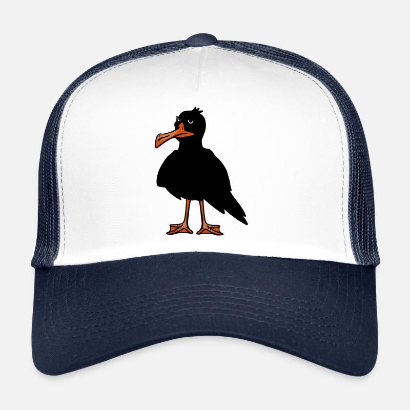 Malchance malheur oiseaux oiseaux triste chagrin Casquette trucker 