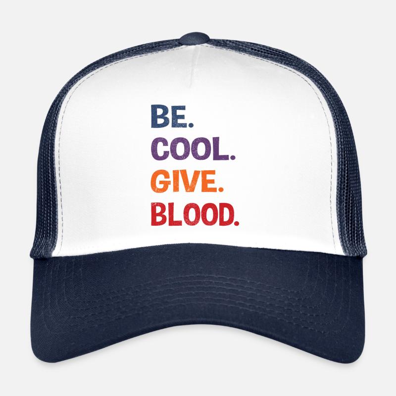 Be cool, give Blood! Vintage Trucker Cap