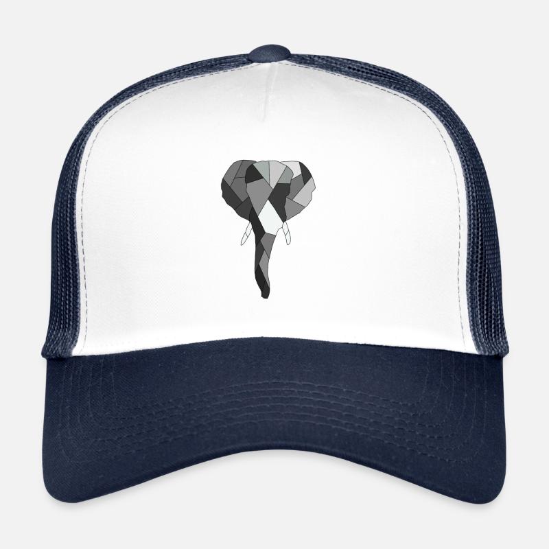 Elephant - Trucker Cap - white/navy