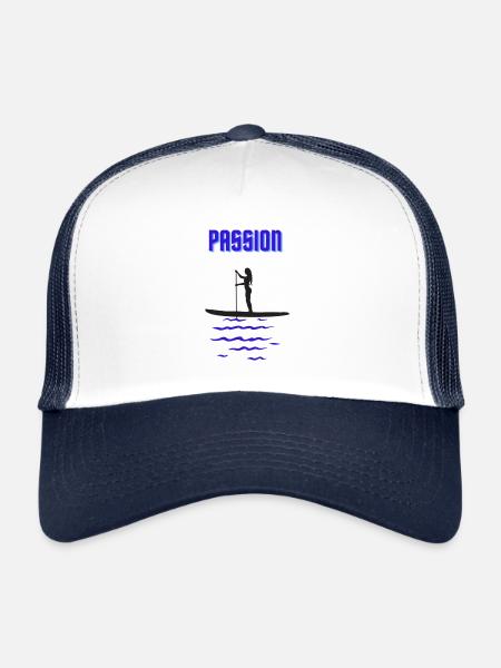 Stan Up Paddle Passion - Trucker Cap - Weiß/Navy - Vorne