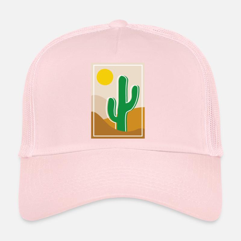 Cactus in the desert Trucker Cap