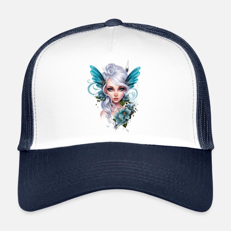 Créatures féeriques aux oreilles de papillon – Fantasy Casquette trucker 