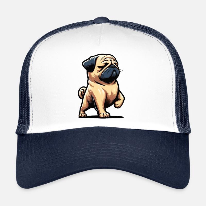 Pug Pugs Pug Owner Pug Lover Pug Holder Trucker Cap