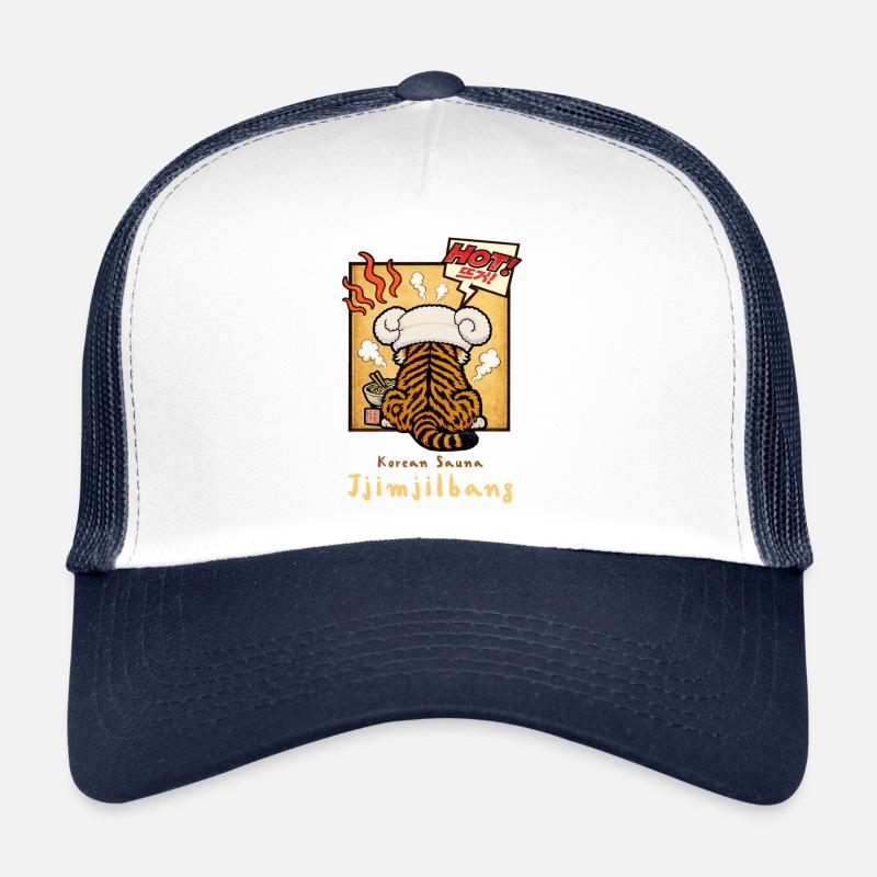 Sauna coréen Jjimjilbang Tiger Casquette trucker 