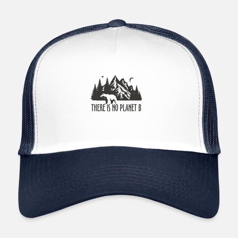 il n'y a pas de planète b Casquette trucker 