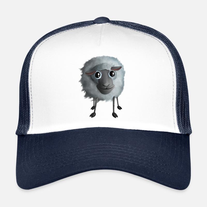 Mignons moutons - Sourire Casquette trucker 