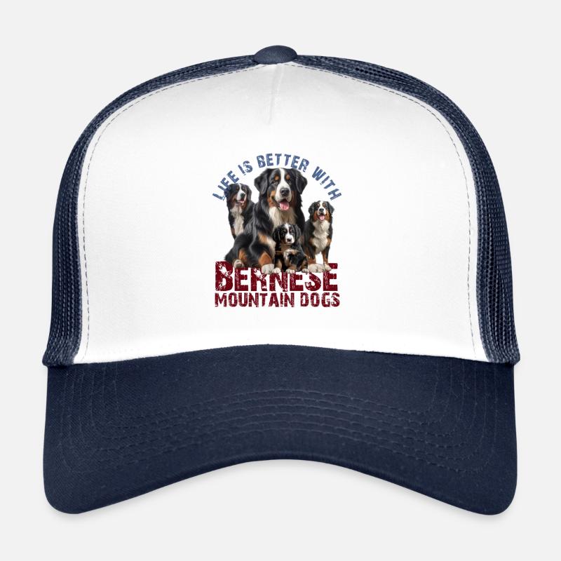 Bernese Mountain Dog Trucker Cap