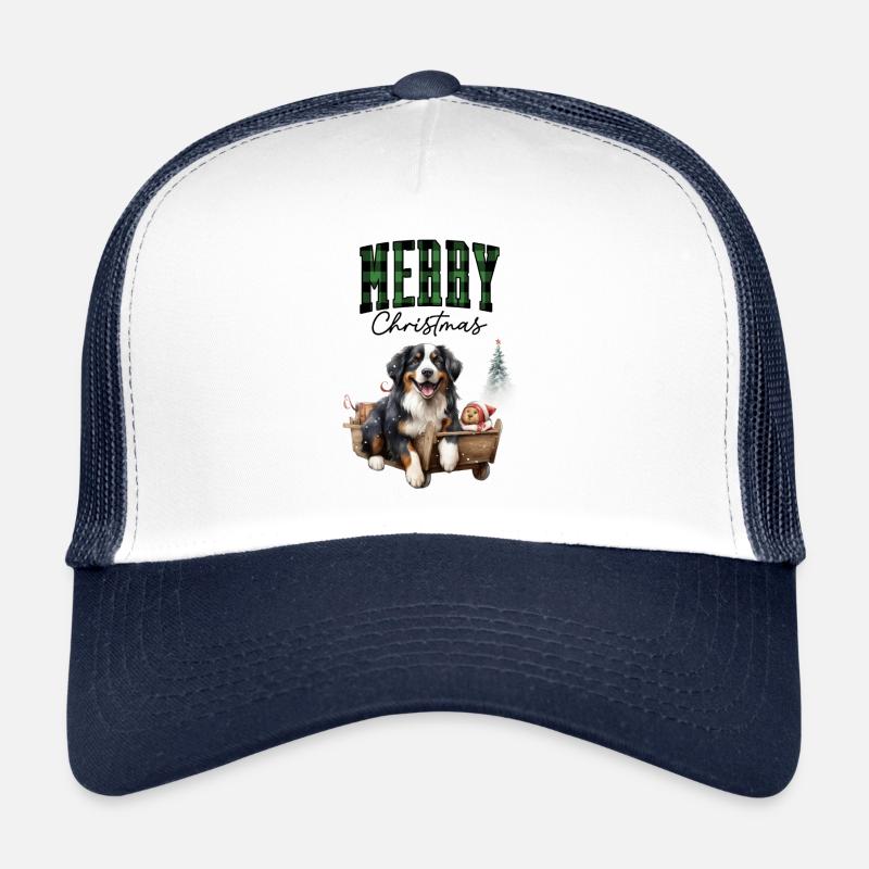 Bouvier bernois de Noël Casquette trucker 