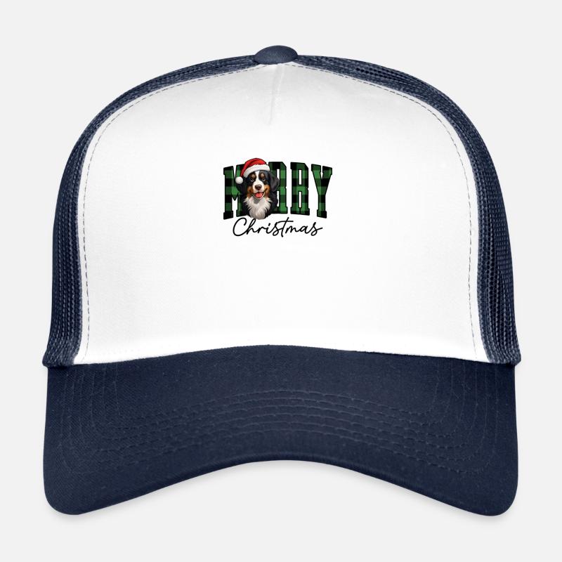 Bouvier bernois de Noël Casquette trucker 