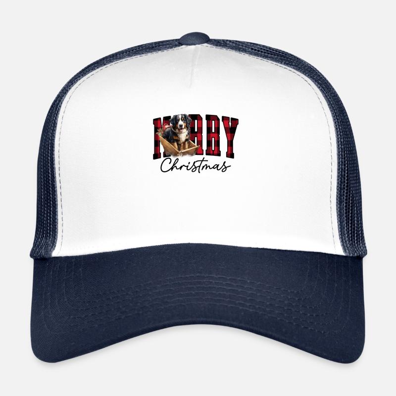 Bouvier bernois de Noël Casquette trucker 
